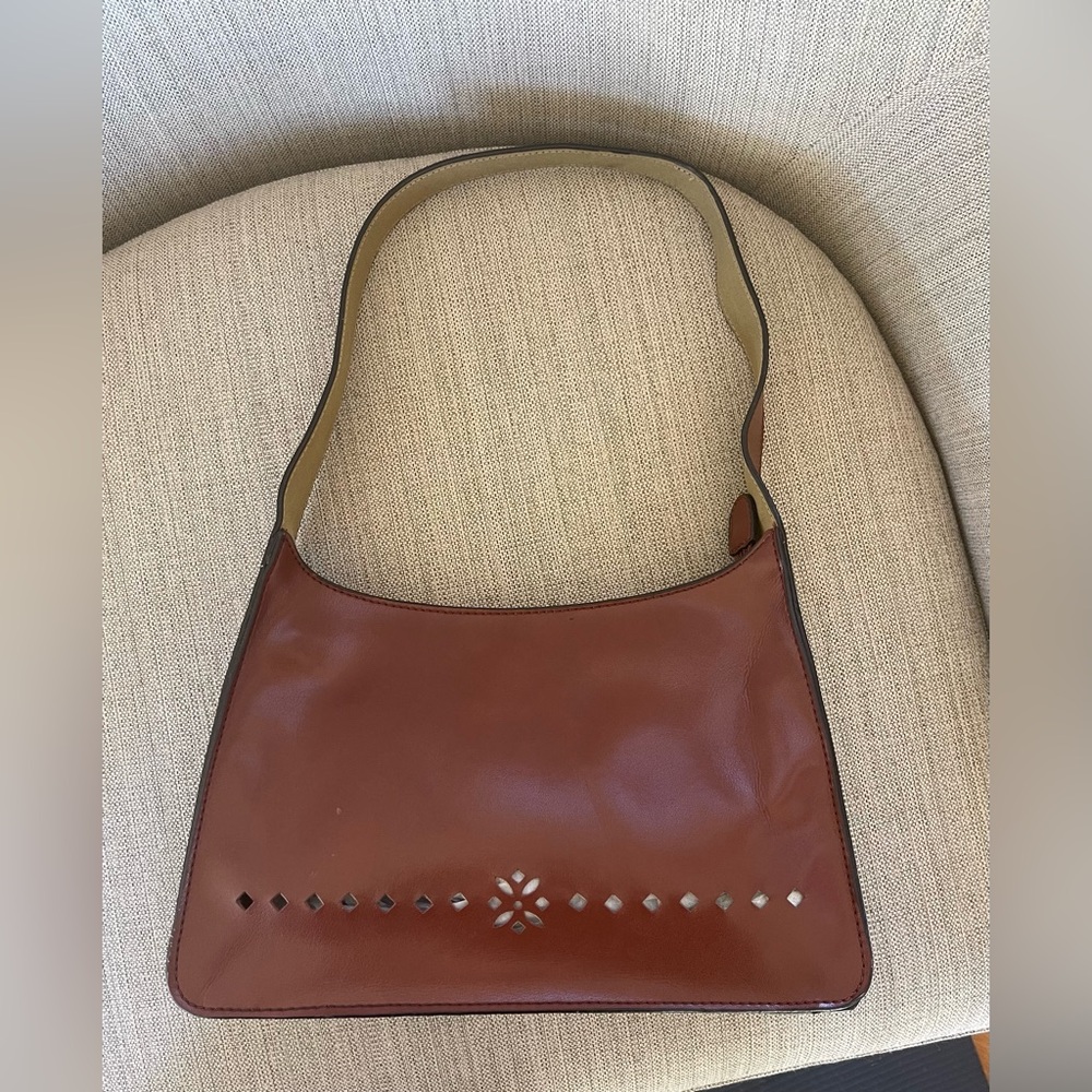 MONDANI NY Purse Bag NEW YORK LEATHER Women SHOULDER Tote SATCHEL Vintage